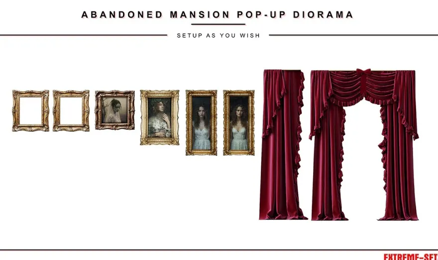 Extreme Sets Abandoned Mansion Pop-Up Diorama 1/12