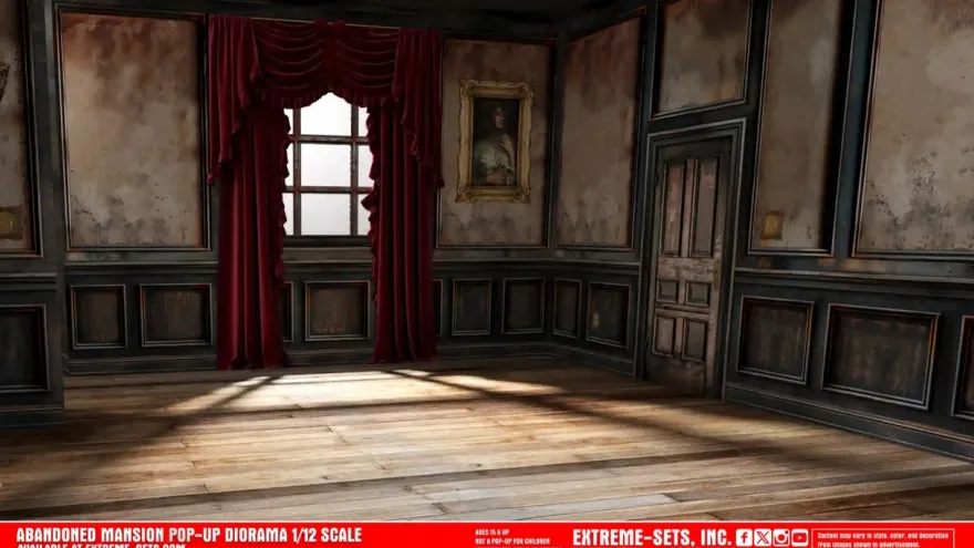 Extreme Sets Abandoned Mansion Pop-Up Diorama 1/12