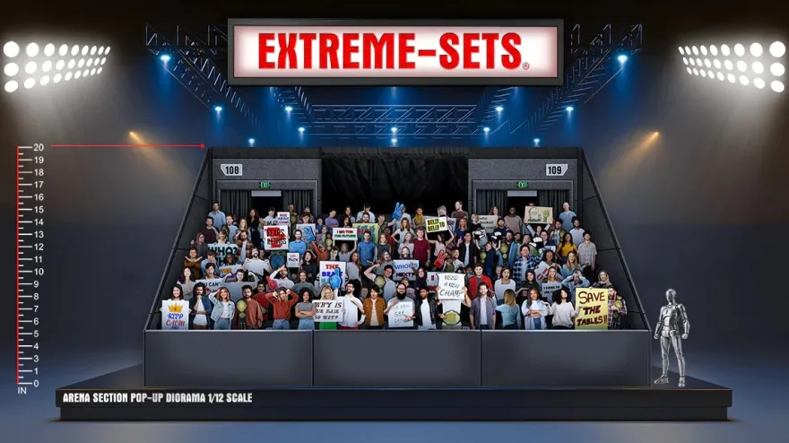 Extreme Sets Arena Section Pop-Up Diorama 1/12
