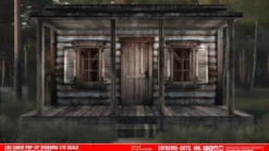Extreme Sets Log Cabin Pop-Up Diorama 1/12
