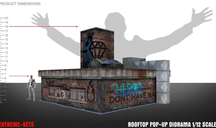 Extreme Sets Rooftop Pop-Up Diorama 1/12