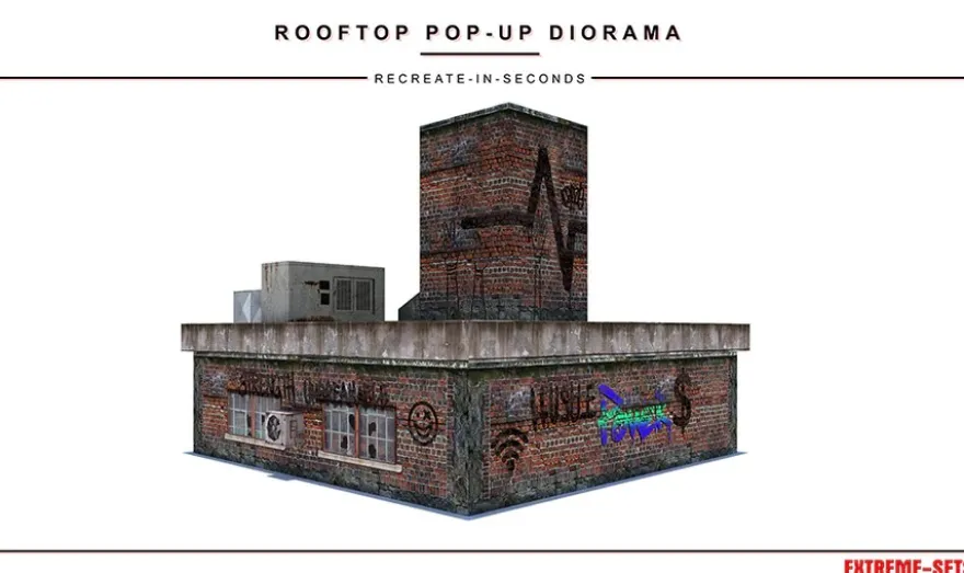 Extreme Sets Rooftop Pop-Up Diorama 1/12