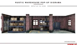 Extreme Sets Rustic Warehouse Pop-Up Diorama 1/12