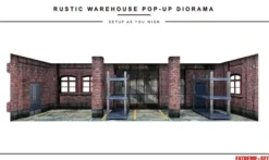 Extreme Sets Rustic Warehouse Pop-Up Diorama 1/12