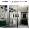 Extreme Sets Subway Train Pop-Up Diorama 1/12