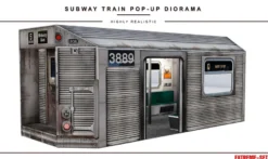 Extreme Sets Subway Train Pop-Up Diorama 1/12