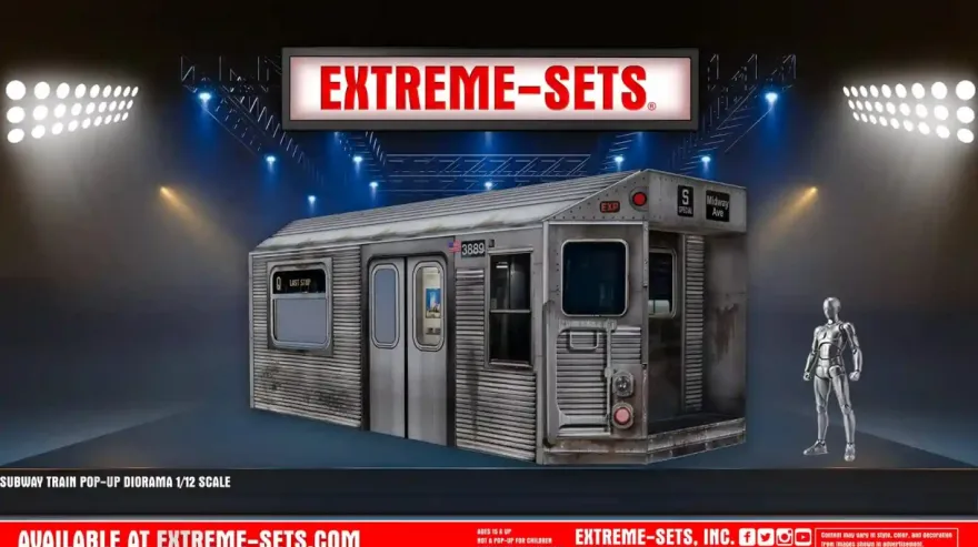 Extreme Sets Subway Train Pop-Up Diorama 1/12