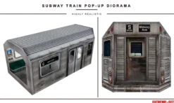 Extreme Sets Subway Train Pop-Up Diorama 1/12