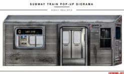 Extreme Sets Subway Train Pop-Up Diorama 1/12