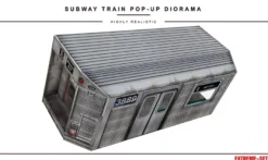 Extreme Sets Subway Train Pop-Up Diorama 1/12