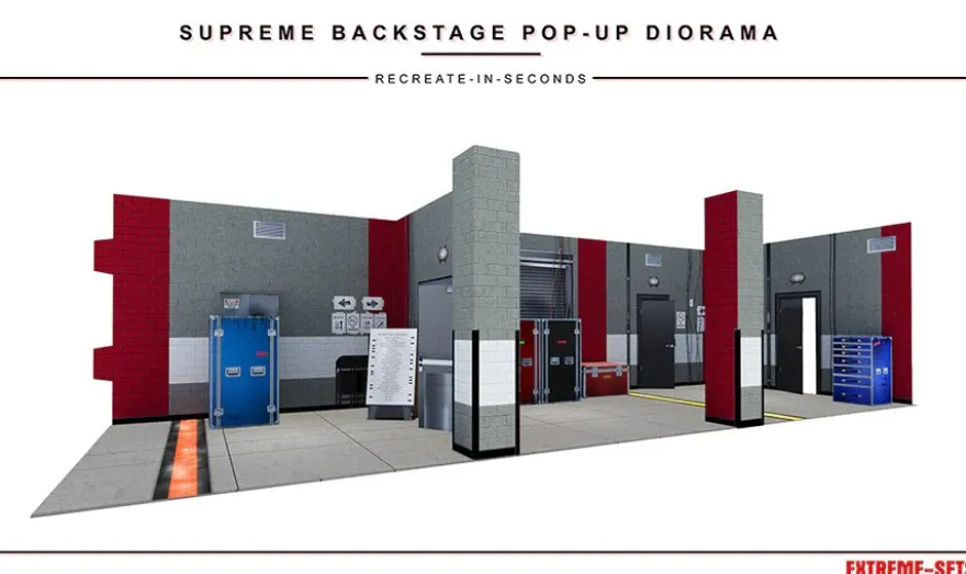 Extreme-Sets Supreme Backstage Pop-Up Diorama 1/12