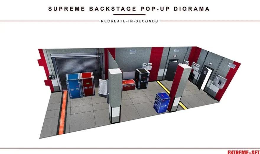 Extreme-Sets Supreme Backstage Pop-Up Diorama 1/12