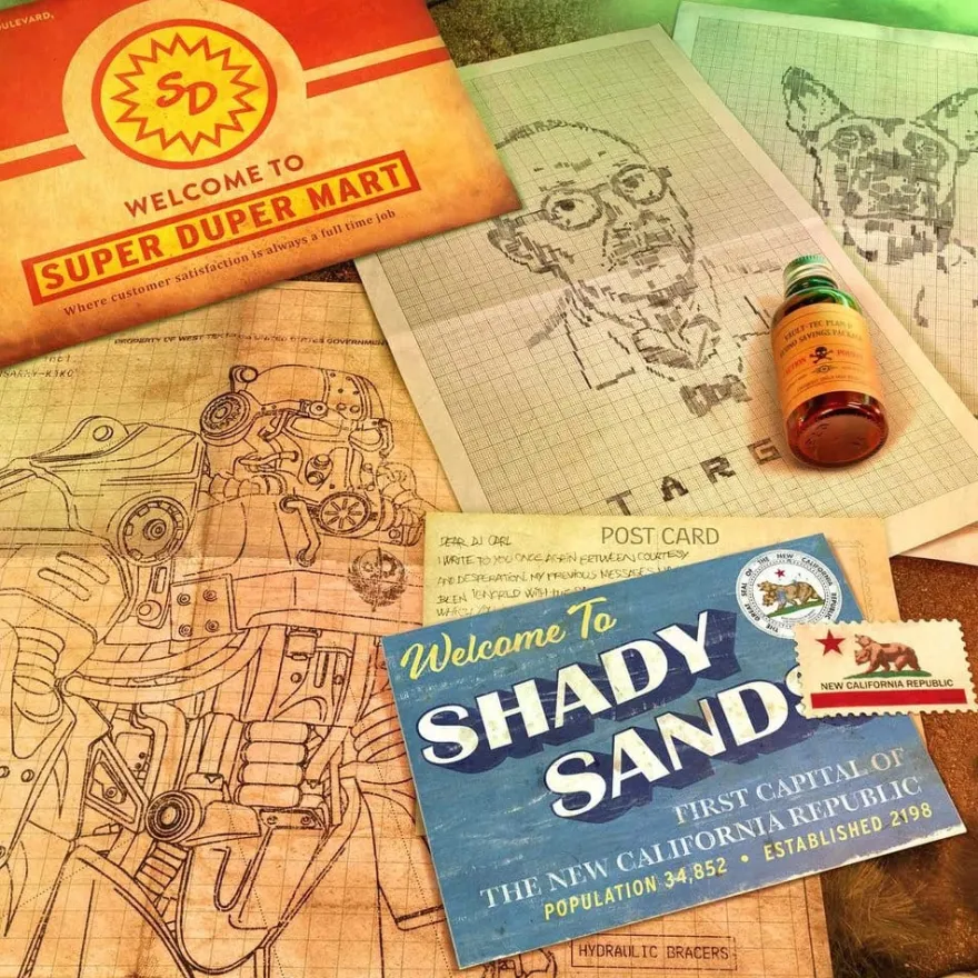 Fallout Geschenkbox Wasteland Treasures Kit