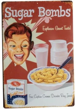 Fallout Me­tall­schild Sugar Bombs