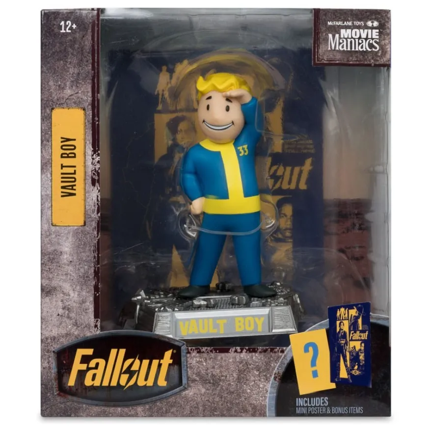 Fallout Movie Maniacs Actionfigur Vault Boy Version 3 14 cm