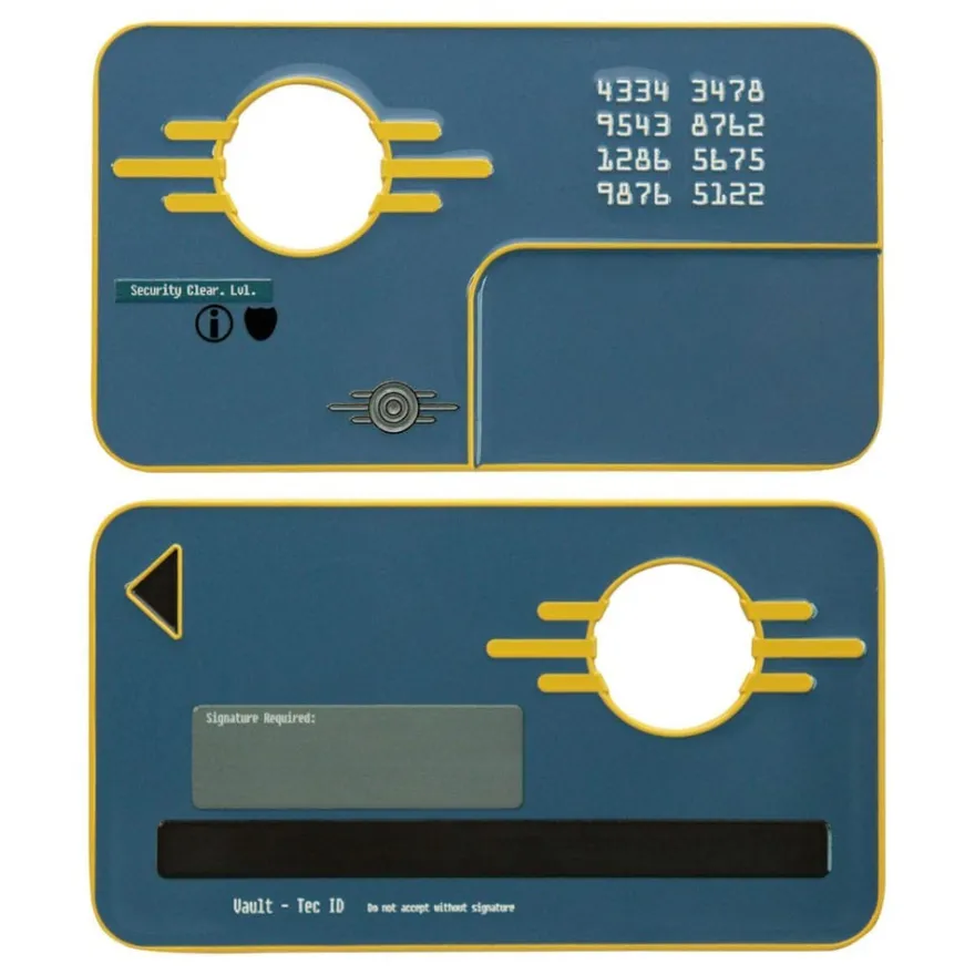 Fallout Replik Vault Security Keycard Limited Edition