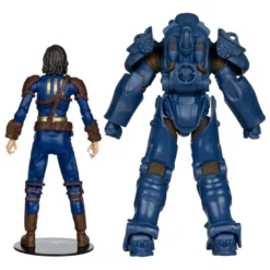 Fallout 4 Statuen 2er-Pack T-60 Vault Tec & Sole Survivor 18 cm
