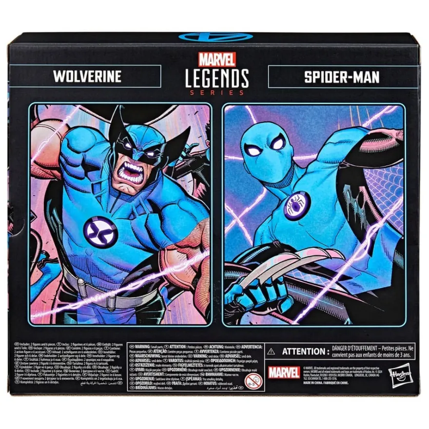 Fantastic Four Marvel Legends Actionfiguren 2er-Pack Wolverine & Spider-Man 15 cm