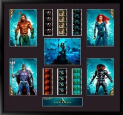 Film Cell Aquaman (Aquaman, Mera, Black Manta, Ocean Master) Montage