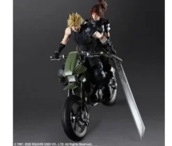 Final Fantasy VII Remake Play Arts Kai Actionfiguren-Set Jessie & Cloud & Motorcycle