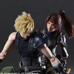 Final Fantasy VII Remake Play Arts Kai Actionfiguren-Set Jessie & Cloud & Motorcycle