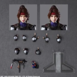 Final Fantasy VII Remake Play Arts Kai Actionfiguren-Set Jessie & Cloud & Motorcycle