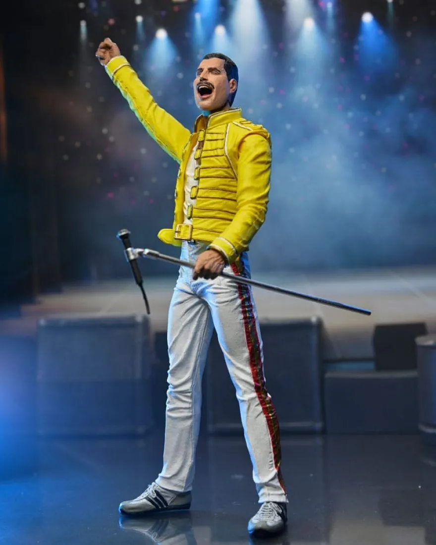 Freddie Mercury Actionfigur Freddie Mercury (Yellow Jacket) 18 cm