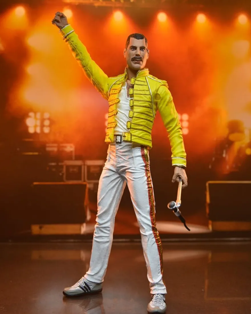 Freddie Mercury Actionfigur Freddie Mercury (Yellow Jacket) 18 cm