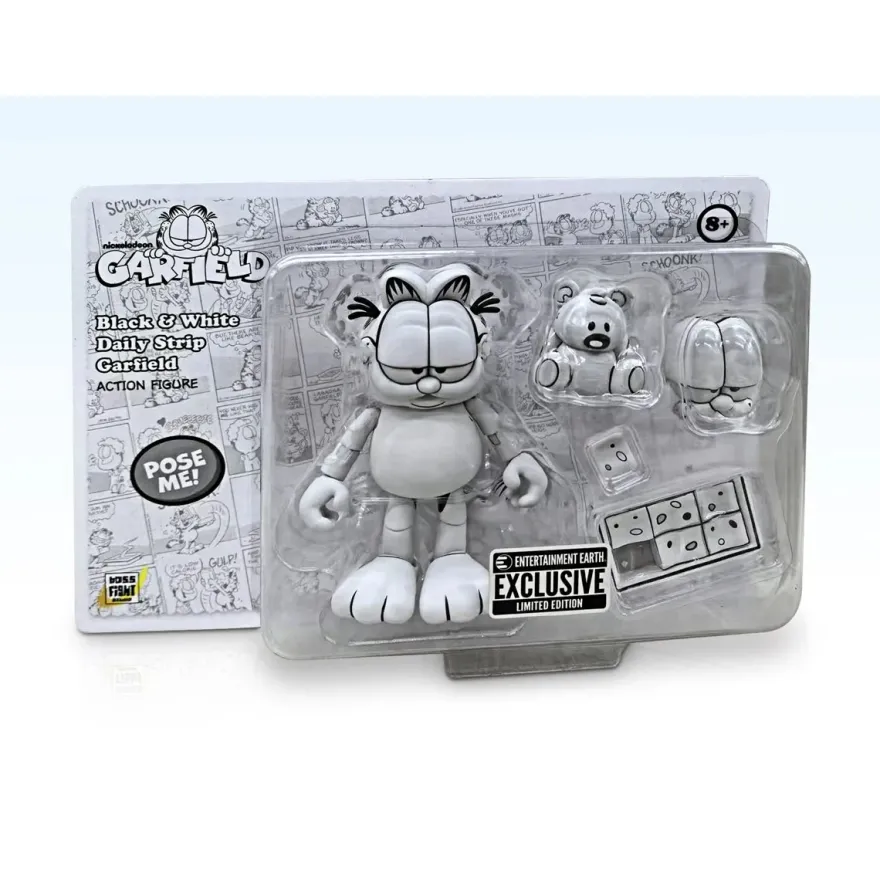 Garfield Black and White Daily Comic Strip Actionfigur - Exclusive