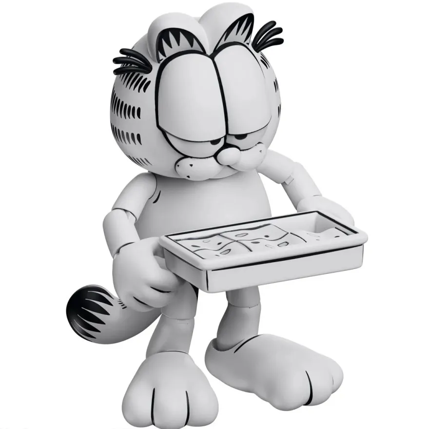 Garfield Black and White Daily Comic Strip Actionfigur - Exclusive