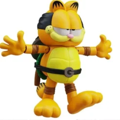 Garfield x TMNT Garfello und Sidekick Odie Actionfiguren