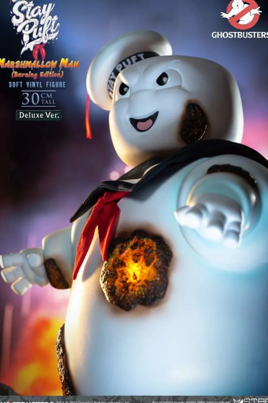 Ghostbusters Soft Vinyl Statue Stay Puft Marshmallow Man Burning Deluxe 30 cm