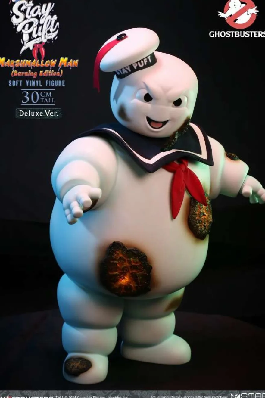 Ghostbusters Soft Vinyl Statue Stay Puft Marshmallow Man Burning Deluxe 30 cm