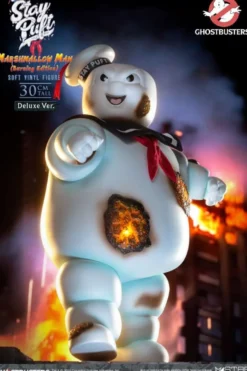 Ghostbusters Soft Vinyl Statue Stay Puft Marshmallow Man Burning Deluxe 30 cm