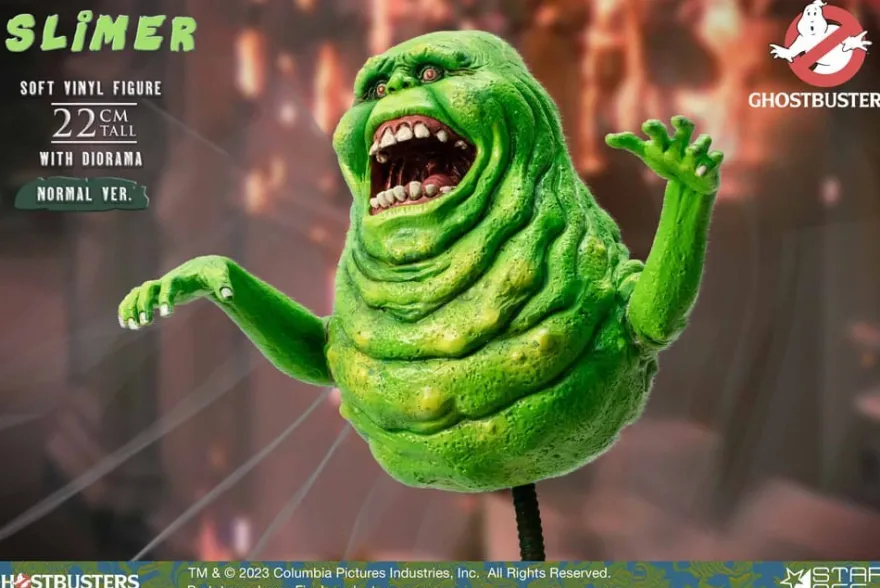 Ghostbusters Statue 1:8 Slimer Normal Version 22 cm