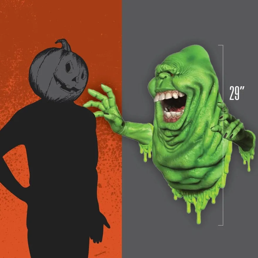 Ghostbusters Wall Breaker Wand Dekoration Slimer