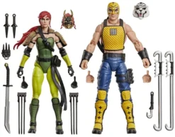 G.I. Joe Classified Series Actionfiguren 2er-Pack #212 Ninja Force Scarlett & T'Jbang 15 cm