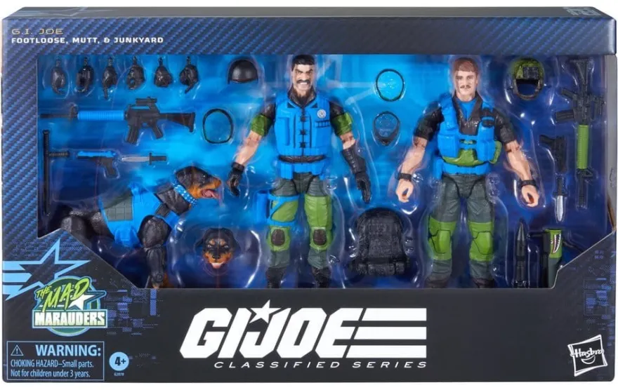 G.I. Joe Classified Series Actionfiguren 3er-Pack #220 Mad Marauders: Footloose & Mutt & Junkyard 15