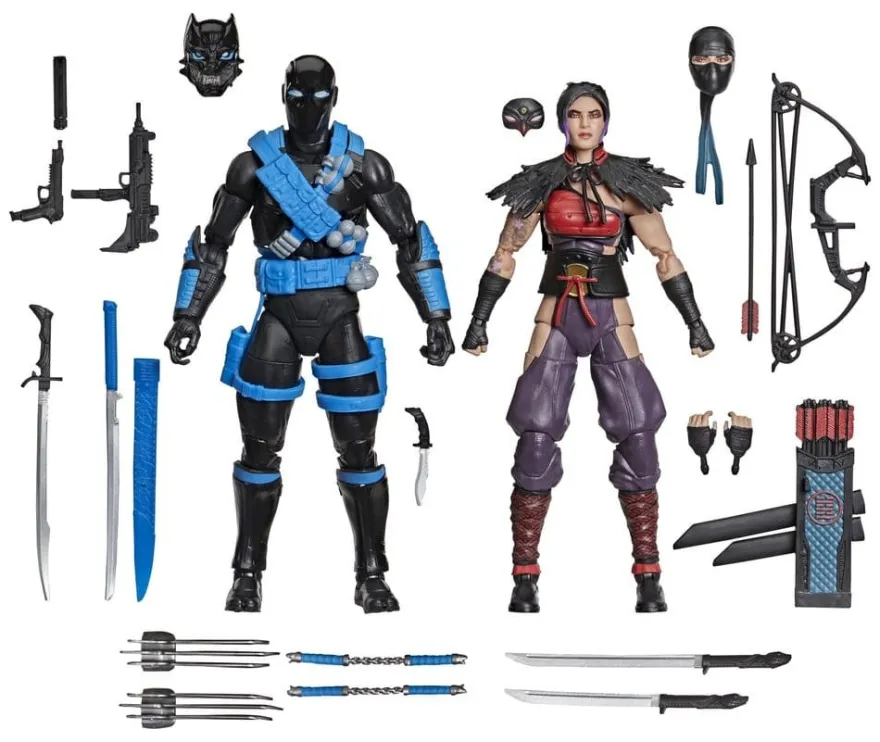 G.I. Joe Classified Series Actionfiguren 2er-Pack Snake Eyes & Kim "Jinx" Arashikage 15 cm