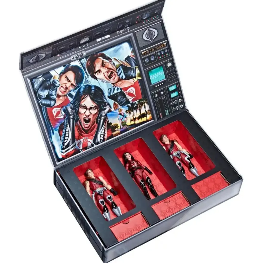 G.I. Joe Classified Series Crimson Strike Team Baroness, Tomax, & Xamot 6-Inch Actionfiguren-Set