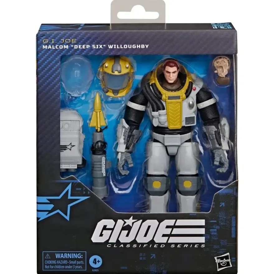 G.I. Joe Classified Series Deluxe Malcom Deep Six Willoughby Actionfigur