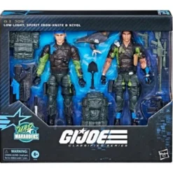 G.I. Joe Classified Series #128, Mad Marauders Low-Light, Spirit Iron-Knife & Niyol Actionfiguren