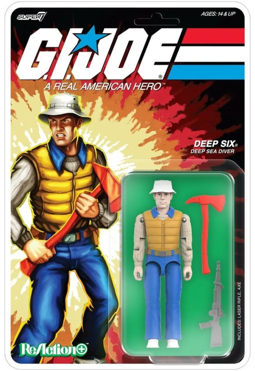 G.I. Joe (Comic) ReAction+ Actionfigur Wave 09 Deep Six