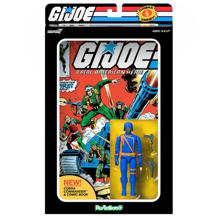 G.I. Joe ReAction+ Actionfigur Cobra Commander (Skybound Comic Box Series, Issue #1)