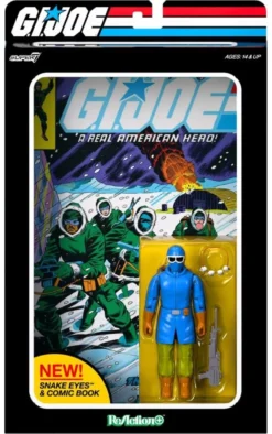G.I. Joe ReAction+ Actionfigur Snake Eyes (Skybound Comic Box Series, Issue #2)