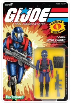 G.I. Joe ReAction+ Actionfigur Wave 09 Cobra Viper Gunner