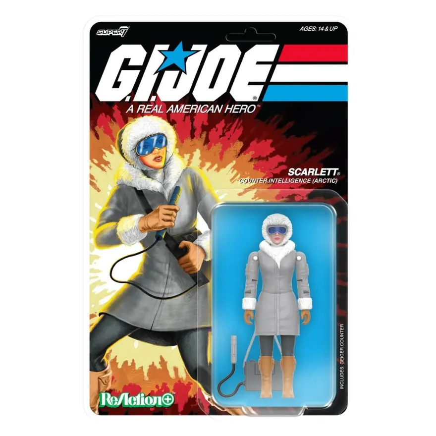 G.I. Joe ReAction+ Wave 6 Arctic Scarlett