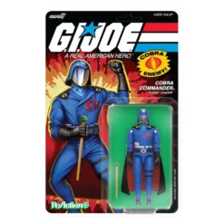 G.I. Joe ReAction+ Wave 6 Cobra Commander (Movie, Black Cape)