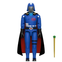 G.I. Joe ReAction+ Wave 6 Cobra Commander (Movie, Black Cape)