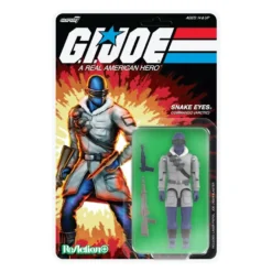 G.I. Joe ReAction+ Wave 5 (Movie) Arctic Snake Eyes